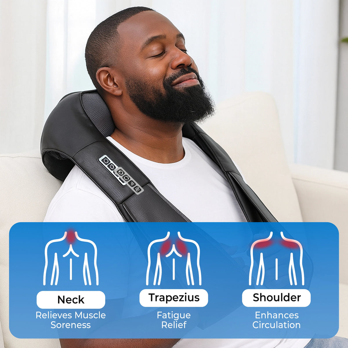 Neck and Back Shiatsu Massager