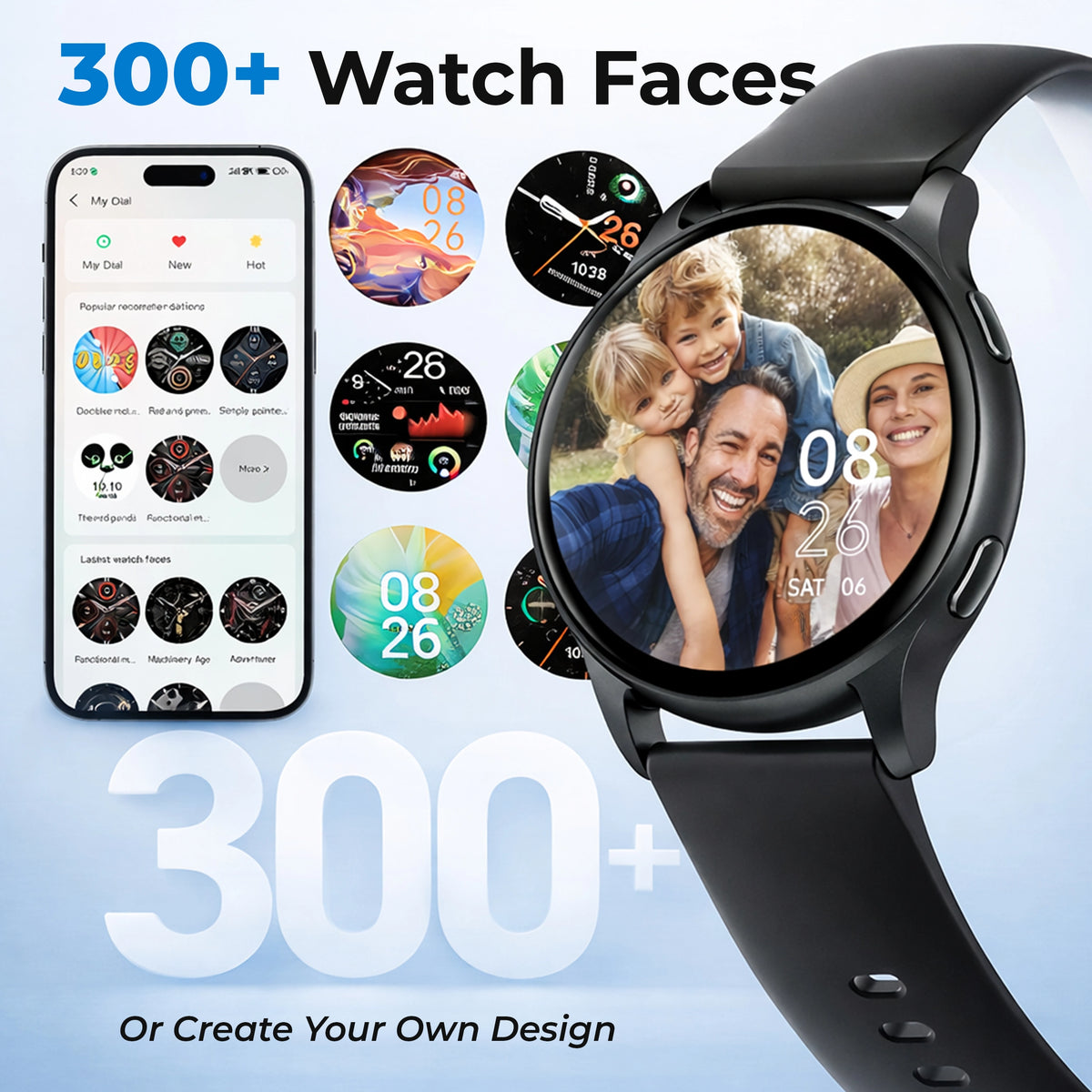 Smart Fitness & Health Monitoring Watch