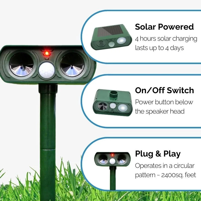Raccoon Outdoor Ultrasonic Repeller