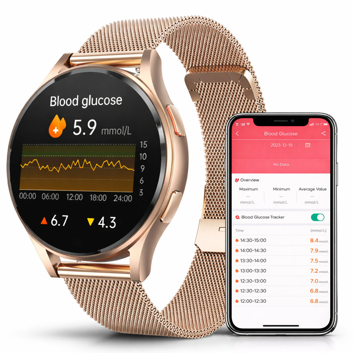 Smart Fitness & Health Monitoring Watch