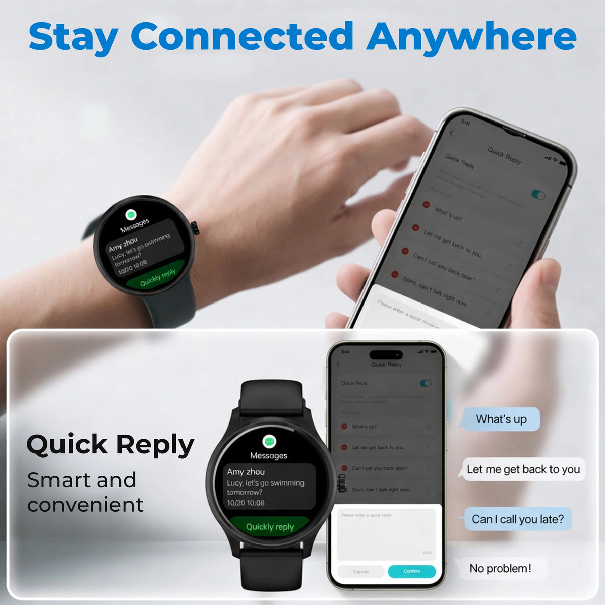 Smart Fitness & Health Monitoring Watch
