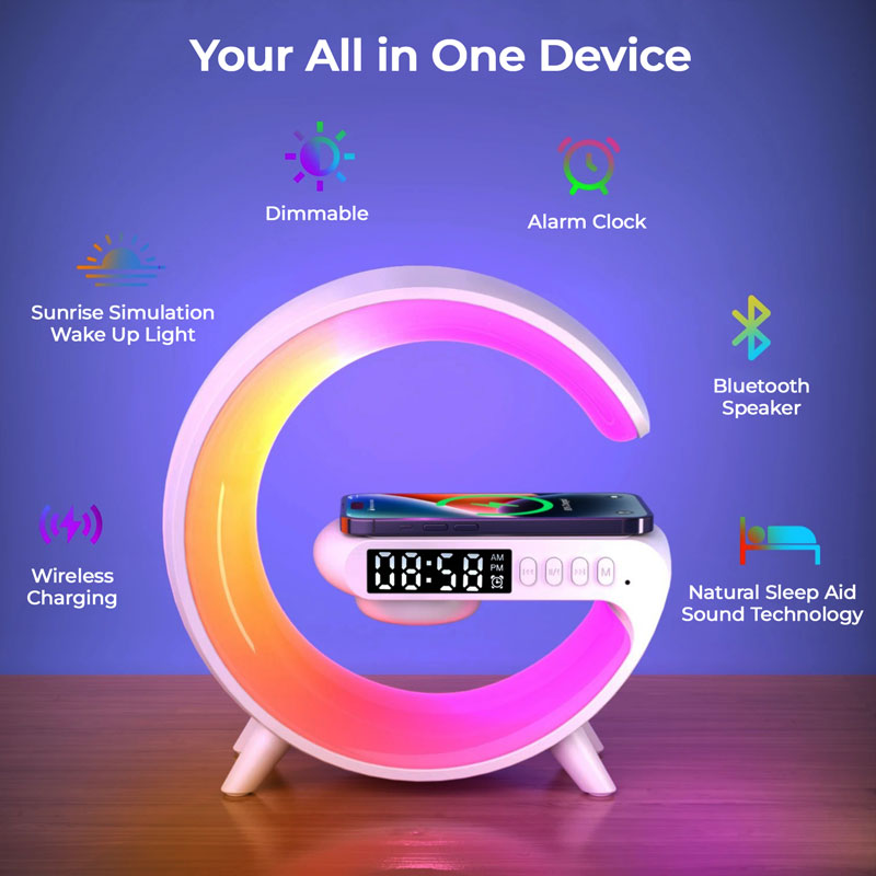 4 in 1 RGB Wireless Charging Lamp
