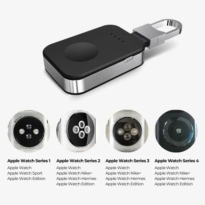 Portable Key Chain Watch Charger