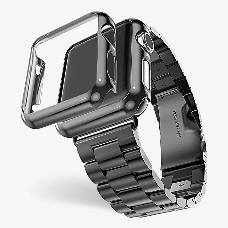 Stainless Steel Watch Band with Case