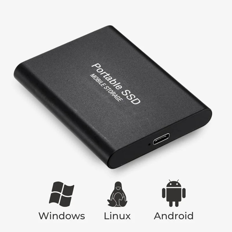 16TB 8TB 4TB 2TB 1TB Ultra Speed External SSD TechBuum