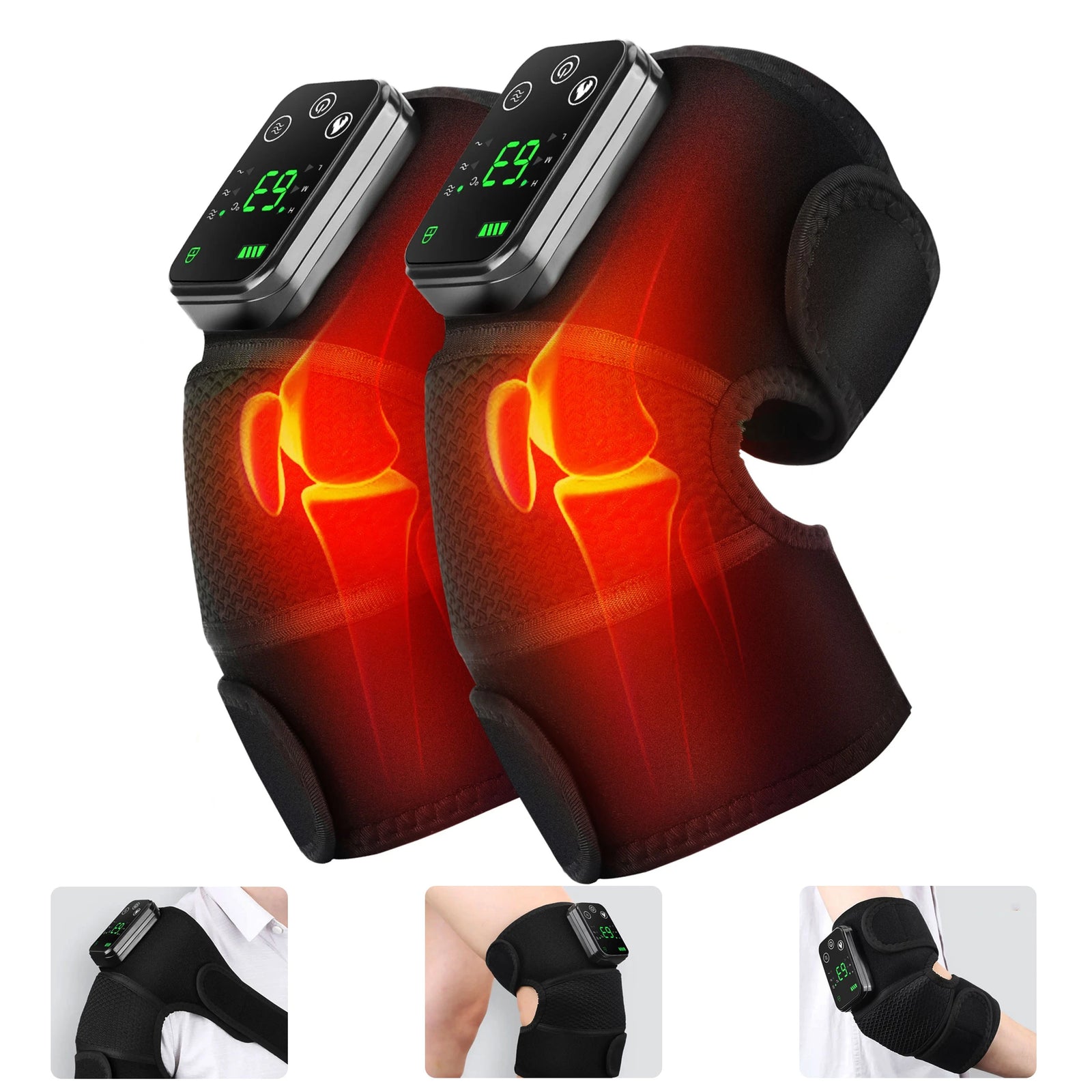 3 in 1 Wireless Heated Massager
