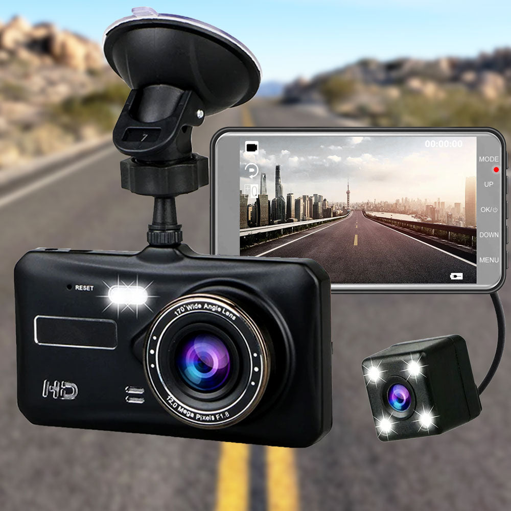 UHD Dual Dash Cam For Car With Night Vision