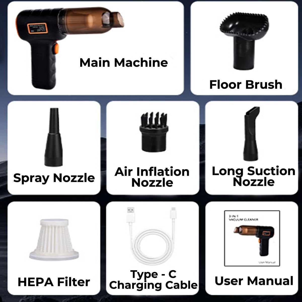 3x Replaceable Filters
