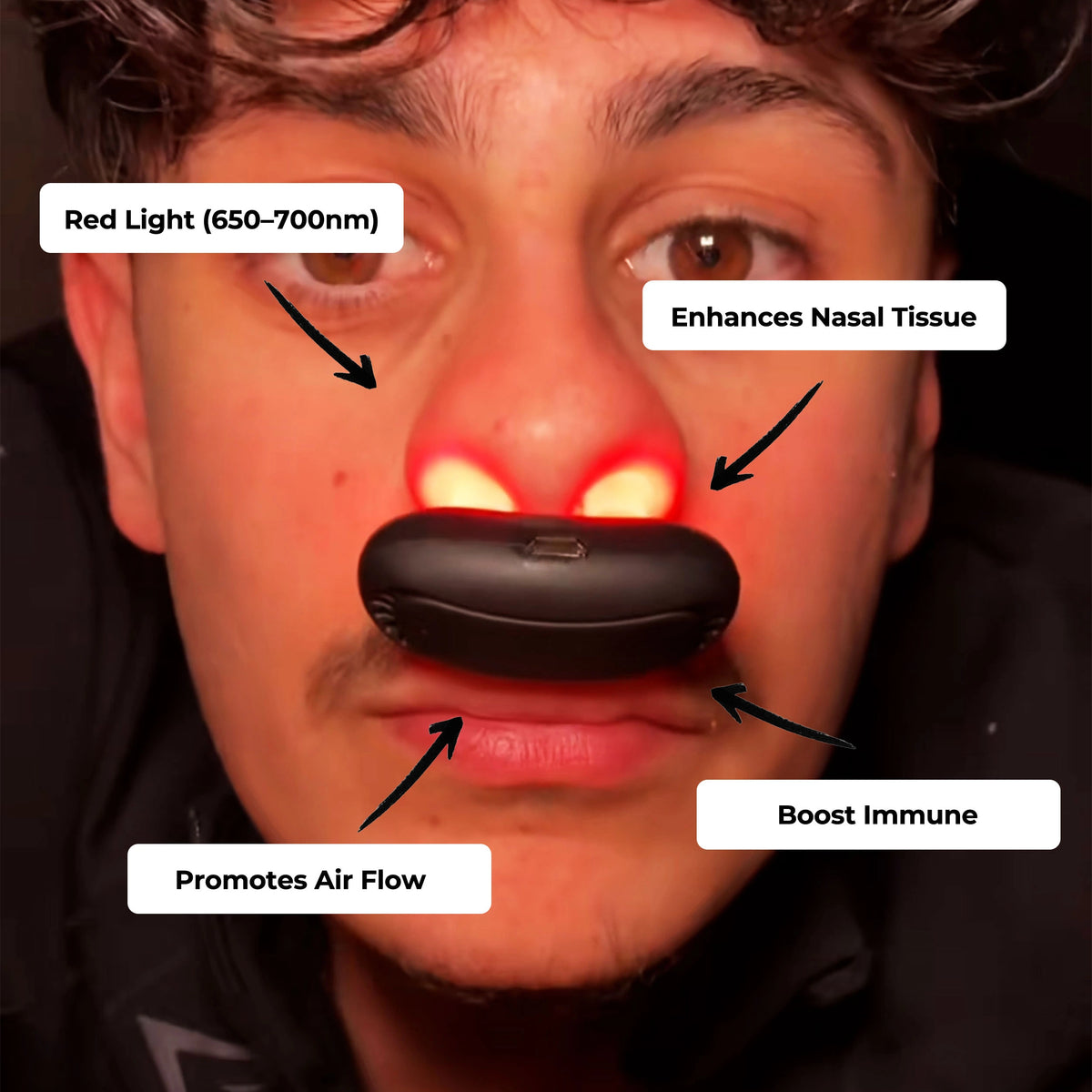 Red Light Nasal Therapy Device