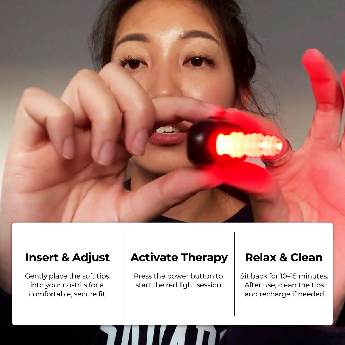 Red Light Nasal Therapy Device