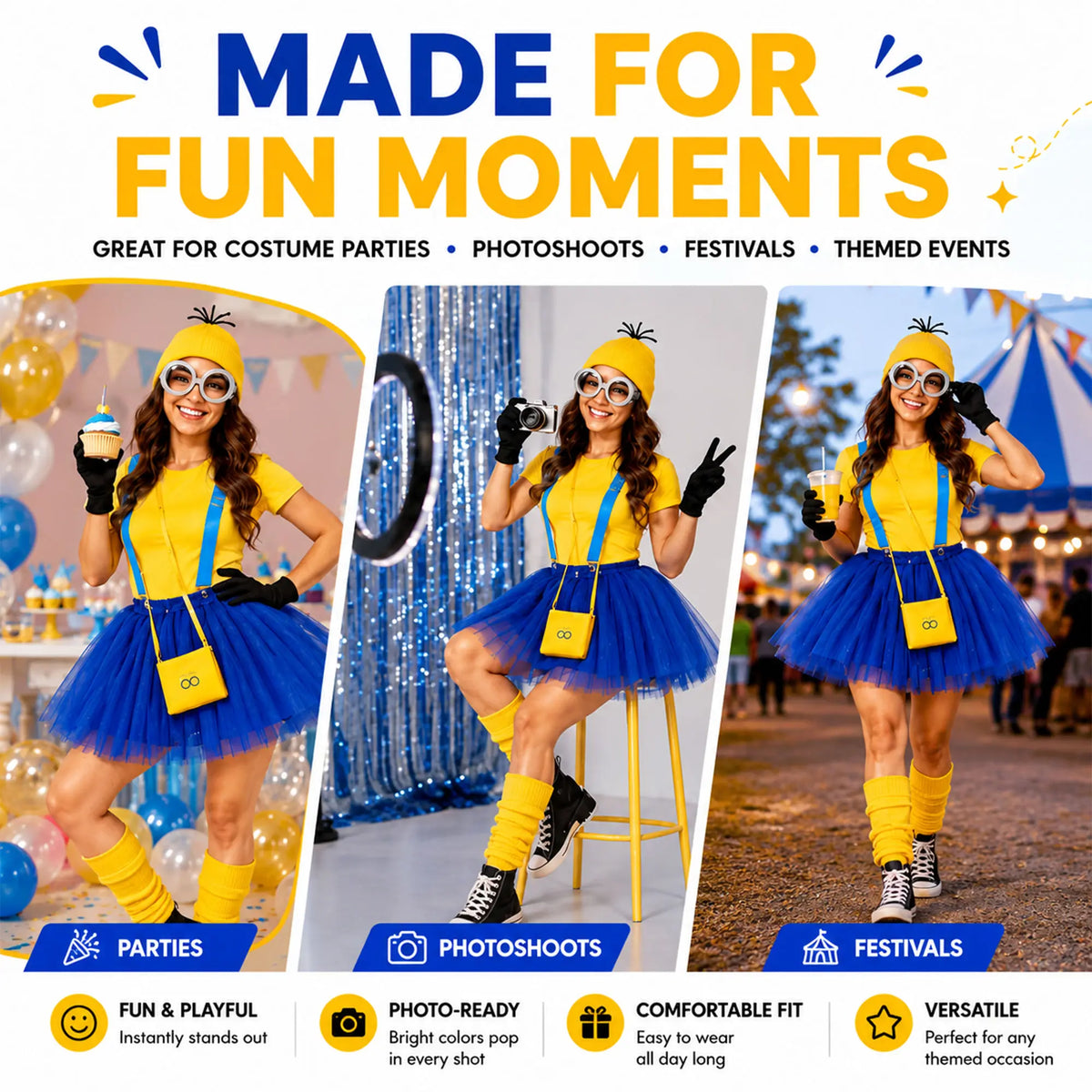 Yellow Cosplay Costume
