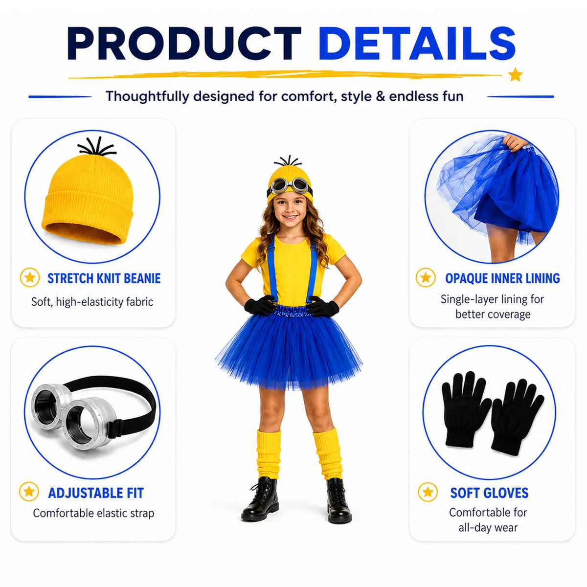 Yellow Cosplay Costume