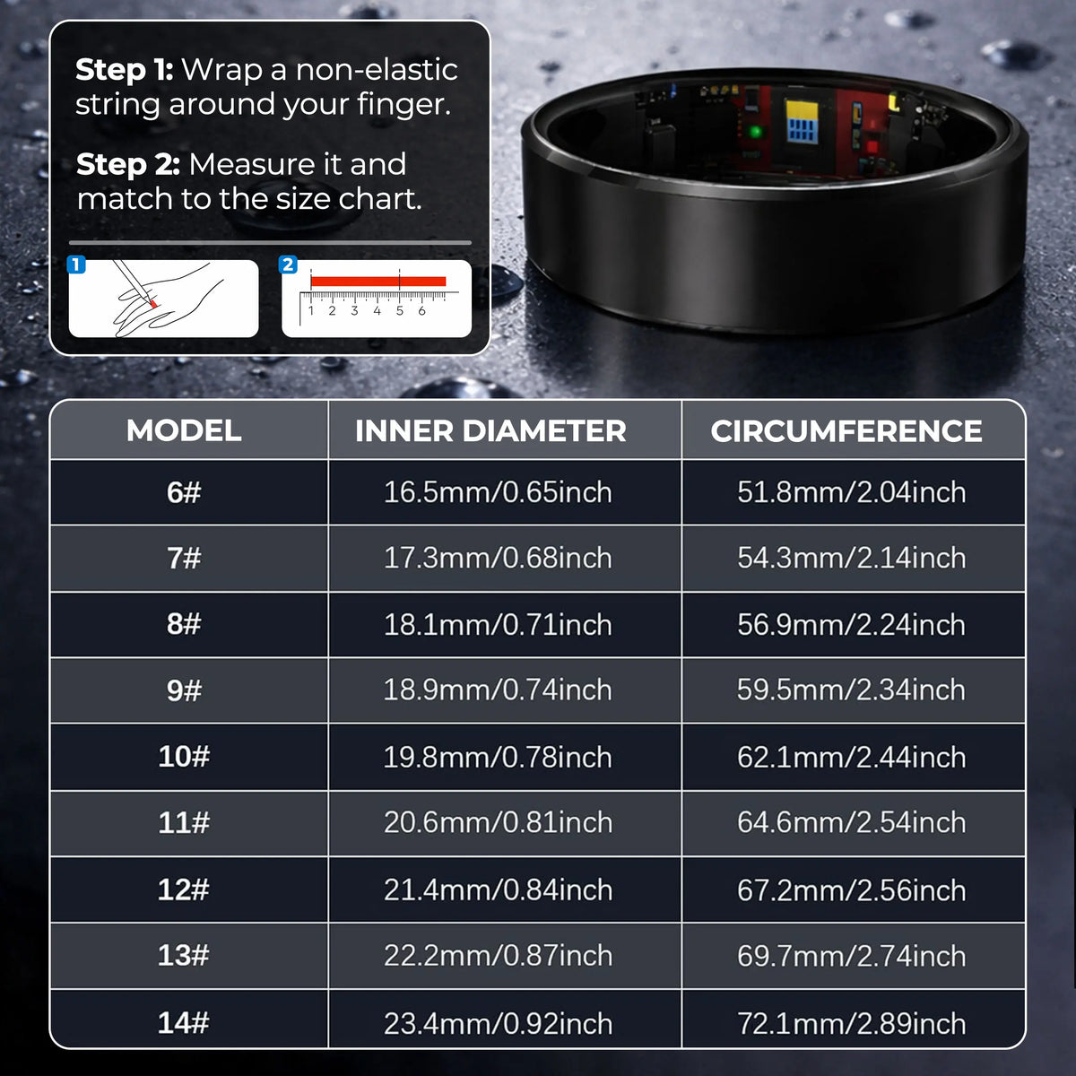 Smart Ring with Non-Invasive Glucose Tracking